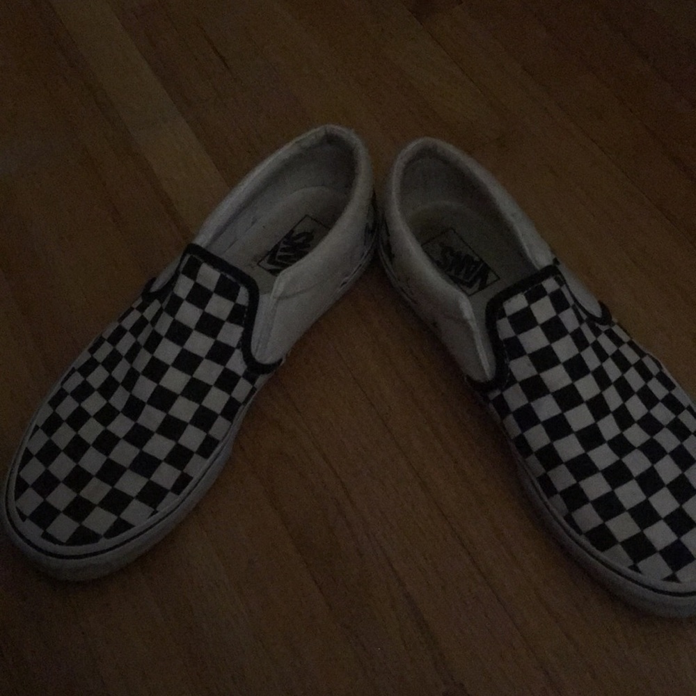 checkerboard vans
